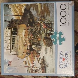 Ship/beach Puzzle - charles wysocki 1000 piece